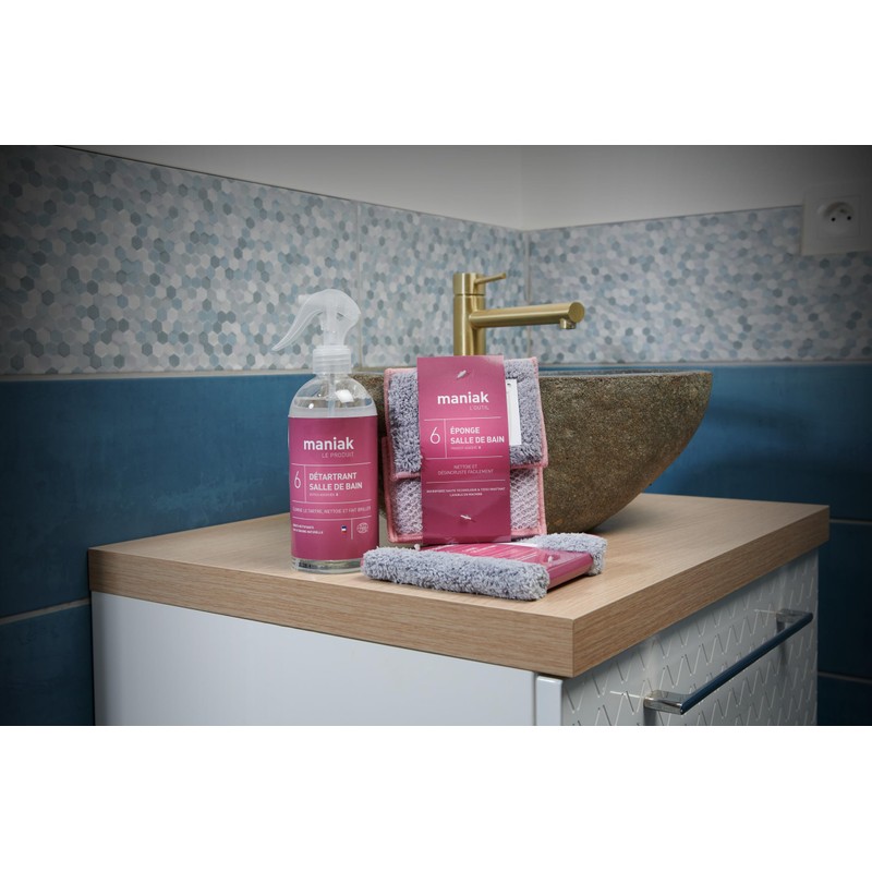 Pack of 2 Sponges Especially for Bathroom, Washable and Reusable