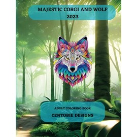 Majestic Wolf and Corgi 2023 (Adult Coloring Book)