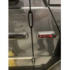 BRABUS Logo G-class 464 Red/Black FENDER BADGE EMBLEM Set Of