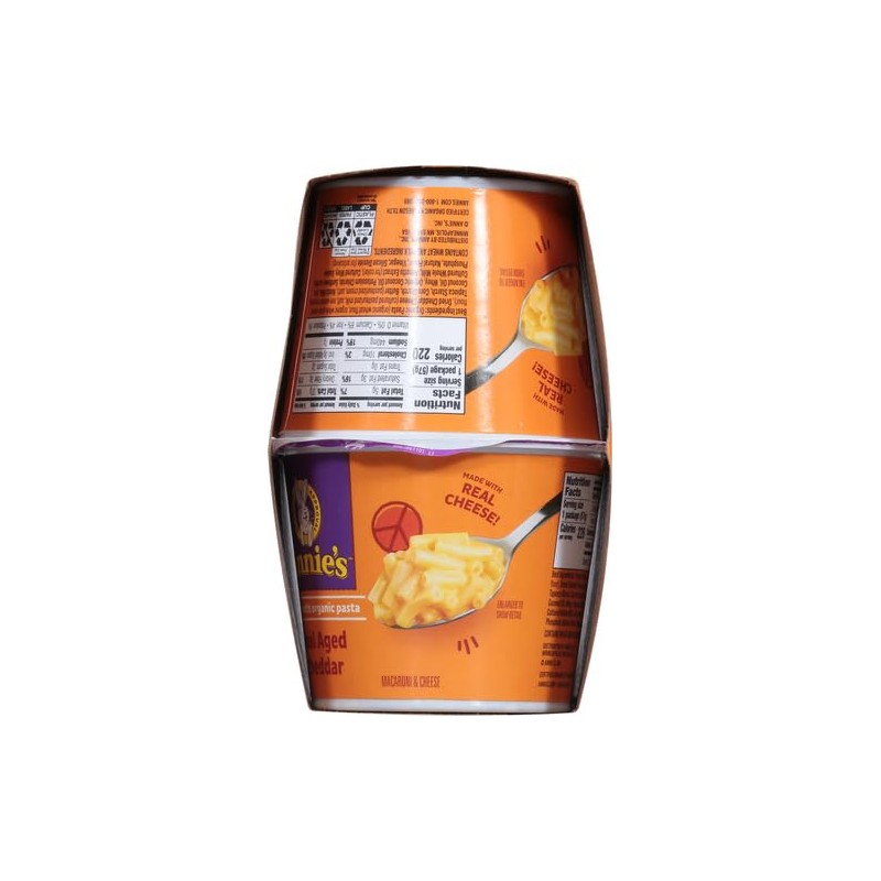 Annie's Real Aged Cheddar Microwave Mac and Cheese with Organic