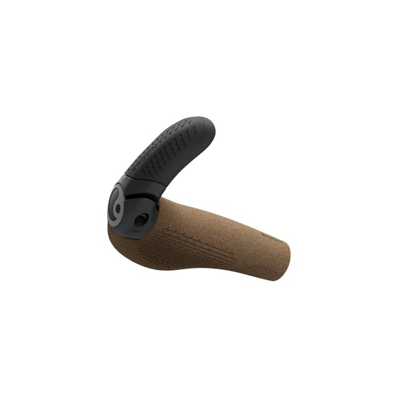 Ergon GP3-L Evo BioKork Ergo E-Bike MTB Bicycle Grips Brown/Black