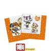 Ciao Y4961 44 Cats Party Tableware Set, Single, Multicoloured, 24