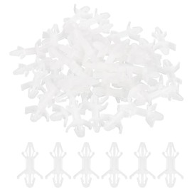 TopHomer 200PCS PCB Support Spacer Double Head PCB Standoff Isolation Column Reverse Locking Circuit Boards Nylon Aircraft Shape Insulation Bracket Support Height 12.7mm/0.50in