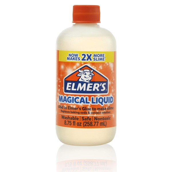 Elmer's Slime Activator | Magical Liquid Slime Activator Solution, Updated Formula for Twice as Much Slime, (8.75 fl oz)