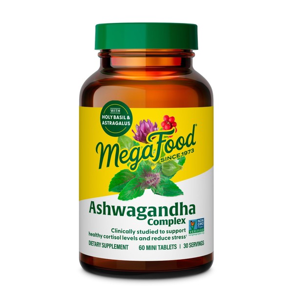 MegaFood Ashwagandha Complex (Formerly Stress Protect) - Ashwagandha Supplements Astragalus