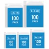 500 PCS Small Plastic Bags, Mini Resealable Bags, 4 Different