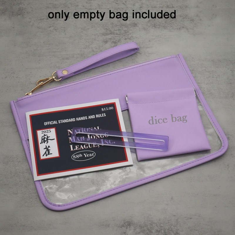 Cwdew Empty Mahjong Card Holder Mahjong Card Protective Sleeve Cover