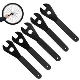LPZMPZ Cone Wrench Set Bicycle Hub Wrench Cone Wrench 13/14/15/16/17 mm Set Cone Wrench Cone Wrench Cone Wrench Cone Wrench for Bicycle Carbon Steel Cone Wrench Hub Axle