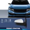 PIT66 Right Passenger Side Door Mirror Compatible with Honda Civic