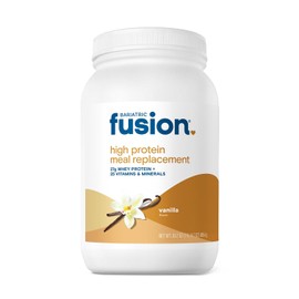 Bariatric Fusion Vanilla Meal Replacement Protein 21 Serving Tub for Bariatric Surgery Patients Including Gastric Bypass and Sleeve Gastrectomy