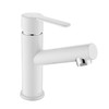 Tondiy Bathroom Tap, White, Washbasin Tap with Spout, Height 87