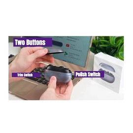 Electric Nail Trimmer for Seniors – Automatic Nail Grinder for Fingernails & Regular Toenails, USB Rechargeable, Quiet, Built-in Nail Collector, Safe 