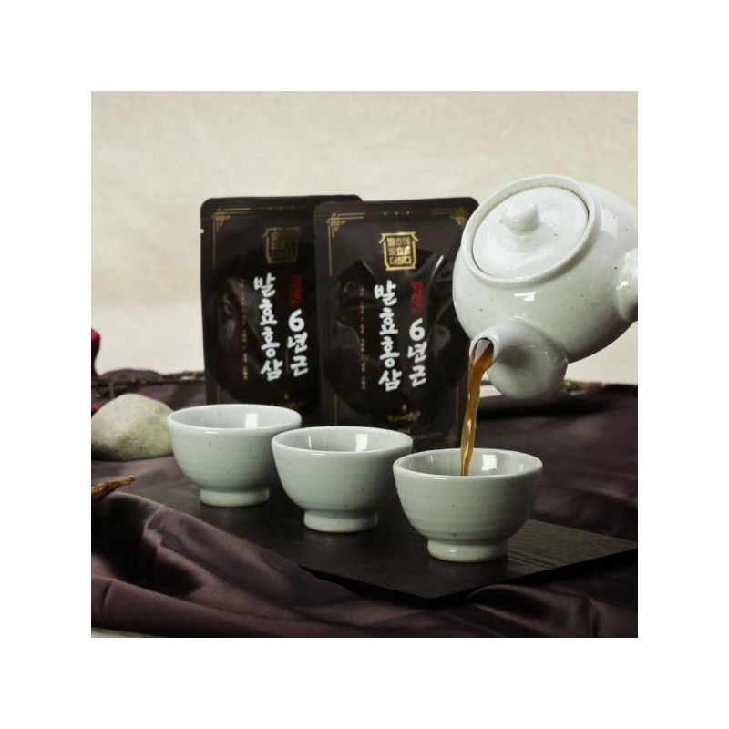 6년근 발효 홍삼 80ml 30포(시음용 5포 추가 증정) 6-Year-Old Fermented