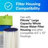 Filtrete Large Capacity Pleated Whole House Water Filter System 3WH-HDPL-F01