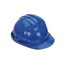 Climax 2451005105000 Polyethylene 6-Point Safety Helmet, Blue