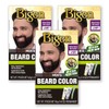 Bigen Men’s Beard Color 101 Natural Black - 3 Pack