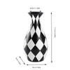 Modern Geometric Polyresin Handmade Vase, Nordic Style Decorative Centrepiece, Living