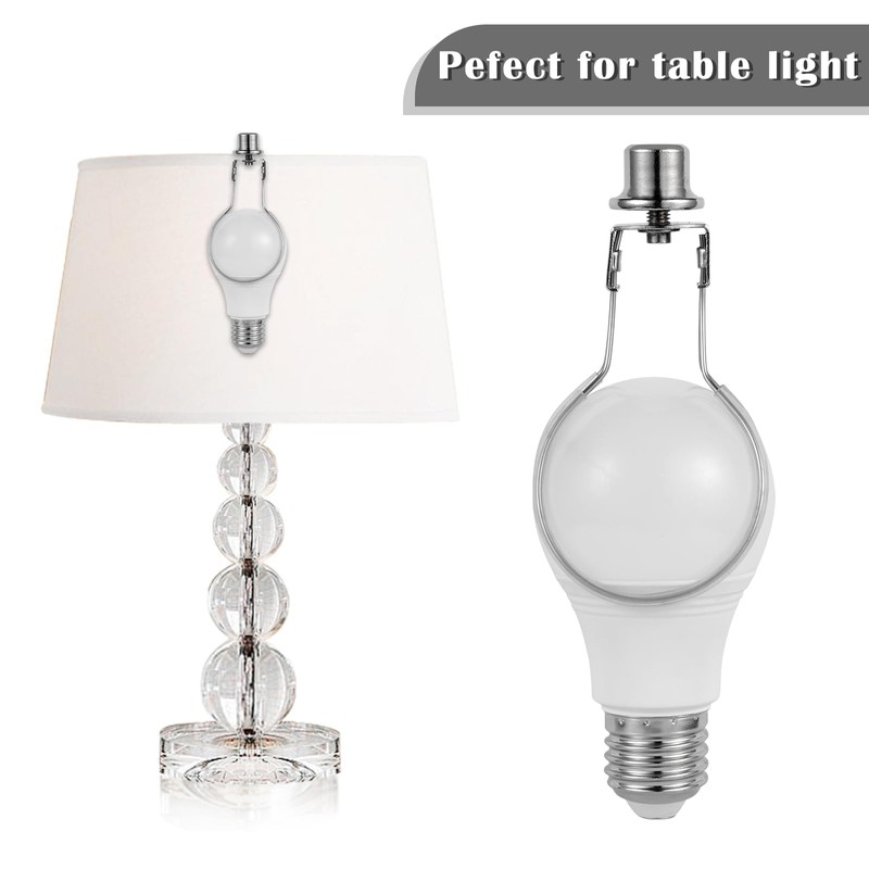 Lamp Shade Holder,Lamp Shade Light Bulb Clip Adapter,Clip On Lampshade