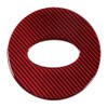 Left Hand Drive Carbon Fiber Interior Steering Wheel Sticker Trim