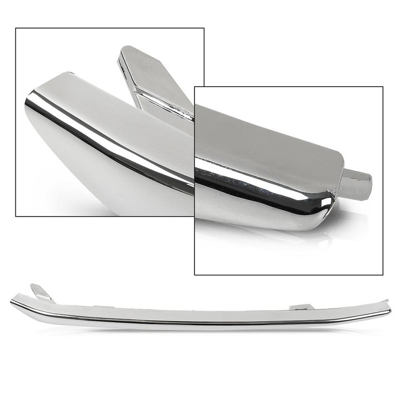 G-PLUS Front Lower Bumper Trim Molding Chrome Compatible with Chevy