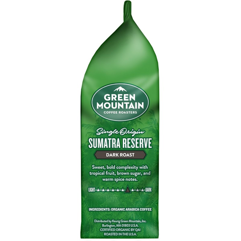Green Mountain Coffee Roasters, Fair Trade Certified™ Organic, Sumatra Reserve,