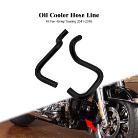 HDBUBALUS Tubo Scarico Oil Cooler Hose Line For Harley Touring Street Electra Glide 11-16