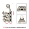 Funconect 8 AWG-4/0 AWG Battery Terminal Connectors 12-Way Block for