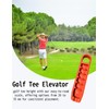 Golf Tee Elevator Height Adjuster, Precision Golf Tee Elevator for