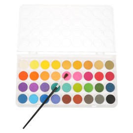 Gadpiparty 1Set Color Watercolor Pigment Set Portable Gouache Paint Kit with Brush for Students and Artists for Travel and Indoor Painting present for Creative and Beginners