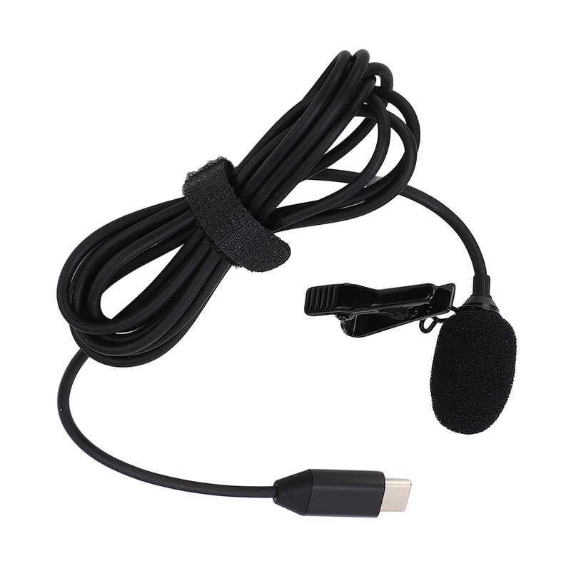 Lapel Microphone Anti Interference Omnidirectional Clip On Lavalier Microphone for