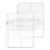 BCW Vinyl 8-Pocket Pages | Holds Eight 2 ⅝" x