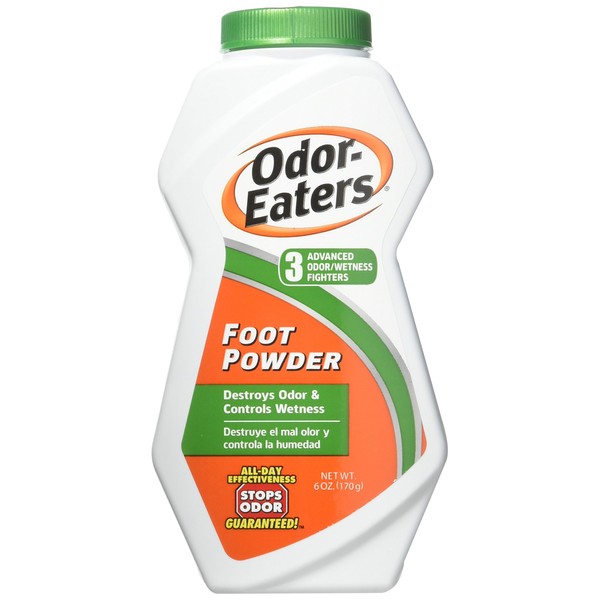 Odor-Eaters Foot Powder, 6-Ounces (Pack of 3)
