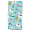 HGOD DESIGNS Alpaca Hand Towels, Cartoon Cute Llama Alpaca Cactuses