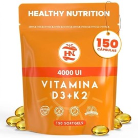 Vitamin D 150 Capsules - Vitamin D3 K2 Capsules – High-Strength Vitamin D3 4000 IU – Supports Immune System and Bone Health