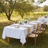 sancua Rectangle Tablecloth, 60 x 84 Inch, White