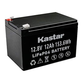 Kastar 12.8V 12Ah 153.6Wh LifePO4 Lithium Iron Phosphate Deep Cycle Rechargeable Battery | 2500-7000 Life Cycles | Built-in BMS | Perfect for RV, Solar, Marine, Overland, Off-Grid Applications