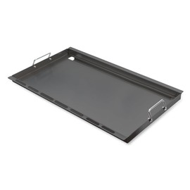 SafBbcue Genesis II Full-Size Griddle 400 Series GS4 Gas Grills,Flat Top Grill Insert with Handles for Weber Genesis II E-410 S-410 E-435 S-435 E/S-440/LX 440,Part Number #6789,Nonstick Steel