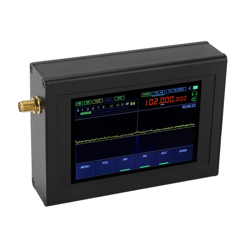 DSP SDR Radio Receiver 50GHz~250MHz 4GHZ~2GHZ Shortwave 3.5in Touching IPS