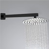 Nuodan Shower Arm with Flange, 16 Inches Wall Mount Square