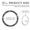 Gasedin Car Engine Start Stop Decoration Ring, Sparkling Crystal Vehicle