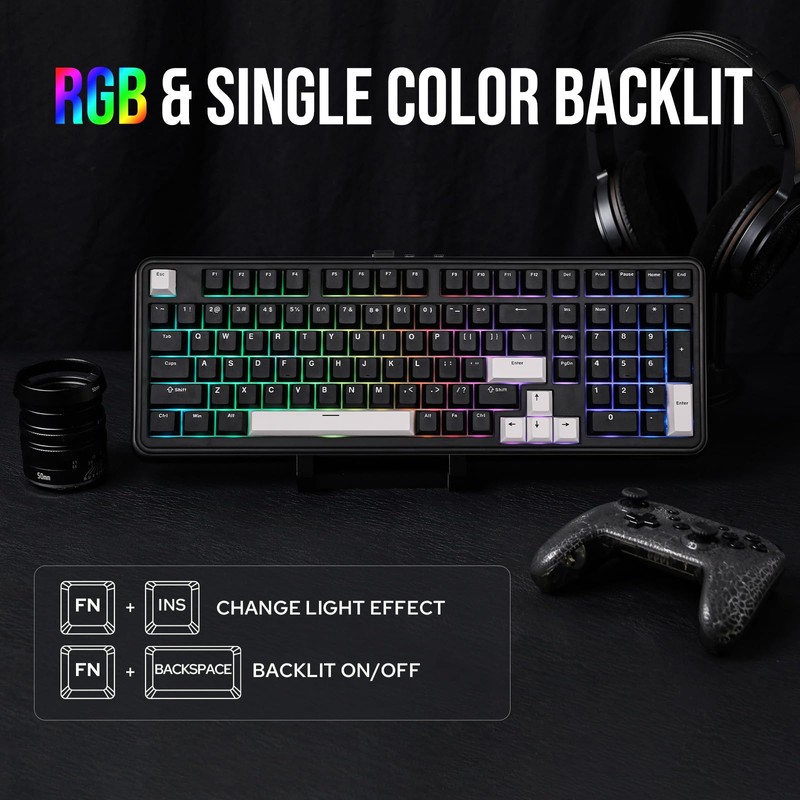 EPOMAKER TH99 Tri-Mode Wireless Mechanical Keyboard with 8000mAh Battery, Hot