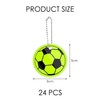 Pack of 24 Reflective Football Pendants, Reflective Pendants, Reflective Safety