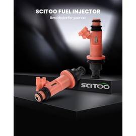 2 Holes SCITOO Fuel Injectors Fit for 1998-2000 for Lexus for GS400 4.0L, 2001-2007 for Lexus for GS430 4.3L, 1997-2000 for Lexus for LS400 4.0L FJ426,2320950030 8Pcs