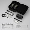 UHF Wireless Guitar System with Antenna,260FT Range,32 Channels,Dual Volume Control,Rechargeable
