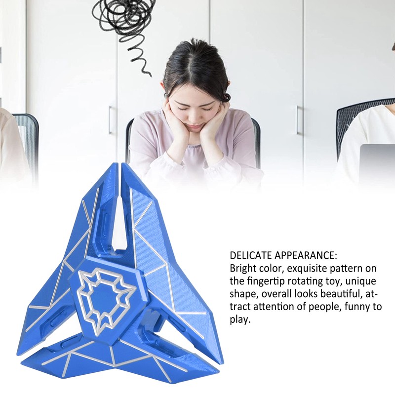 Bright Color ADHD Fingertip Rotating Toy Portable Office Stress Anxiety