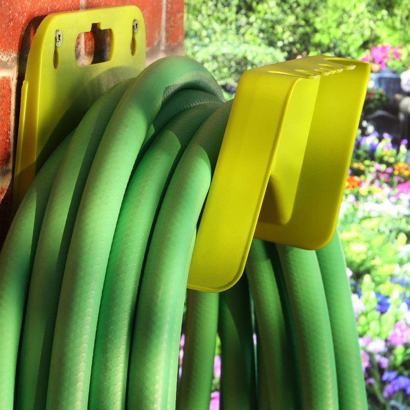 com-four® 2 x Garden Hose Holder, Hose Holder for Garden,