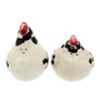 The Bridge Collection Chicken Shaped Salt And Pepper Shaker Set