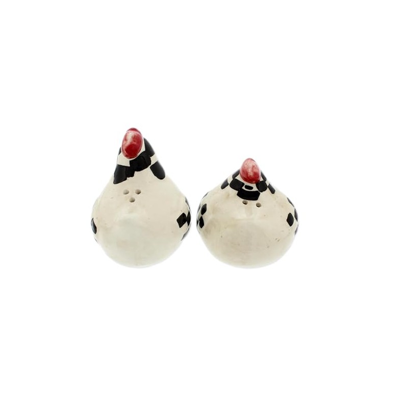 The Bridge Collection Chicken Shaped Salt And Pepper Shaker Set