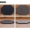 EAST Table Plate, 9.1 inches (23 cm), Depressiette, Black