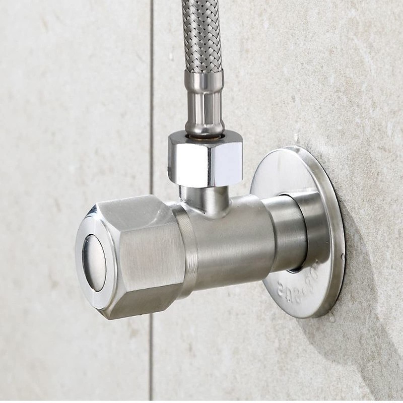 Shut-off G1/2 Stainless Steel Thick Leak Proof Angle Valve Water